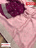 Pink Pure Chinnon Chiffon Saree