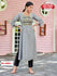 Silver Embroidered Kurthi Top