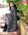 Black Aari Work Designer Saree