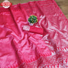 Pink Soft Jacquard Silk Saree
