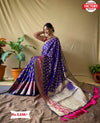 Purple Pure Banarasi Silk Saree