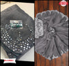Organza Silk Saree with Mirror-work