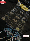Black Stone Work Designer Saree