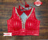 Red Designer Silk Embroidered Blouse