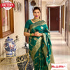 Green Banarasi Silk Saree