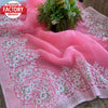 Baby Pink Kashmiri Work Partywear Saree