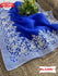 Royal Blue Kashmiri Work Partywear Saree