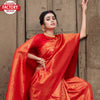 Red Pure Silk Rich Zari Banarasi Saree