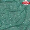 Dusty Green Pure Georgette Partywear Saree