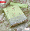 Light Green Chanderi Kurtha Suruwal Piece