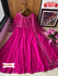 Pink Embroidered Gown with Embroidered Dupatta