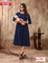 Navy Blue Feeding and Maternity Kurthi Top