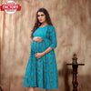 Sky Blue Feeding and Maternity Kurthi Top