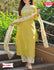 Yellow Kurtha Pant Dupatta Set