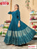 Teal Floor Length Gown