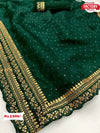 Green Organza Partywear Saree