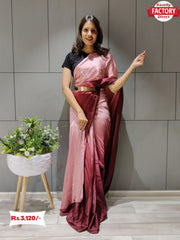 Ready to Wear Multi-shaded Silk Saree