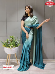 Ready to Wear Multi-shaded Silk Saree