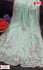 Light Sea Green Chiffon Handwork Saree