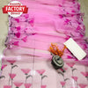 Pink Organza Silk Digital Printed Saree
