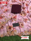 Pink Organza Designer Saree