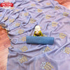Chiffon Silk Embroidered Partywear Saree