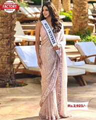 Miss Universe Designer Partywear Saree
