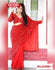 Red Georgette Sequence Saree with Sequence Blouse
