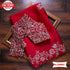 Red Organza Designer Partywear Saree
