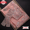 Peach Organza Designer Partywear Saree