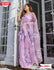 Lavender Organza Silk Digital Printed Saree
