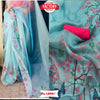 Digital Organza Floral Saree