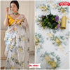 Digital Organza Floral Saree