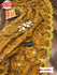 Golden Pure Organza Partywear Saree