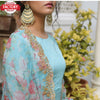 Sky Blue Designer Long Kurtha Pant Dupatta Set