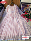 Light Baby Pink Gown Dupatta Set