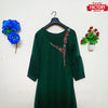 Green Georgette One Piece Dress