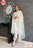 White Designer Kurtha Palazzo Dupatta Set