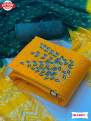 Modal Chanderi Kurtha Suruwal Piece