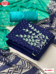 Modal Chanderi Kurtha Suruwal Piece