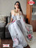 Digital Printed Designer Organza Saree