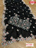 Black Georgette Embroidered Partywear Saree