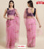 Digital Printed Organza Floral Saree