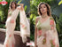 Digital Printed Organza Floral Saree