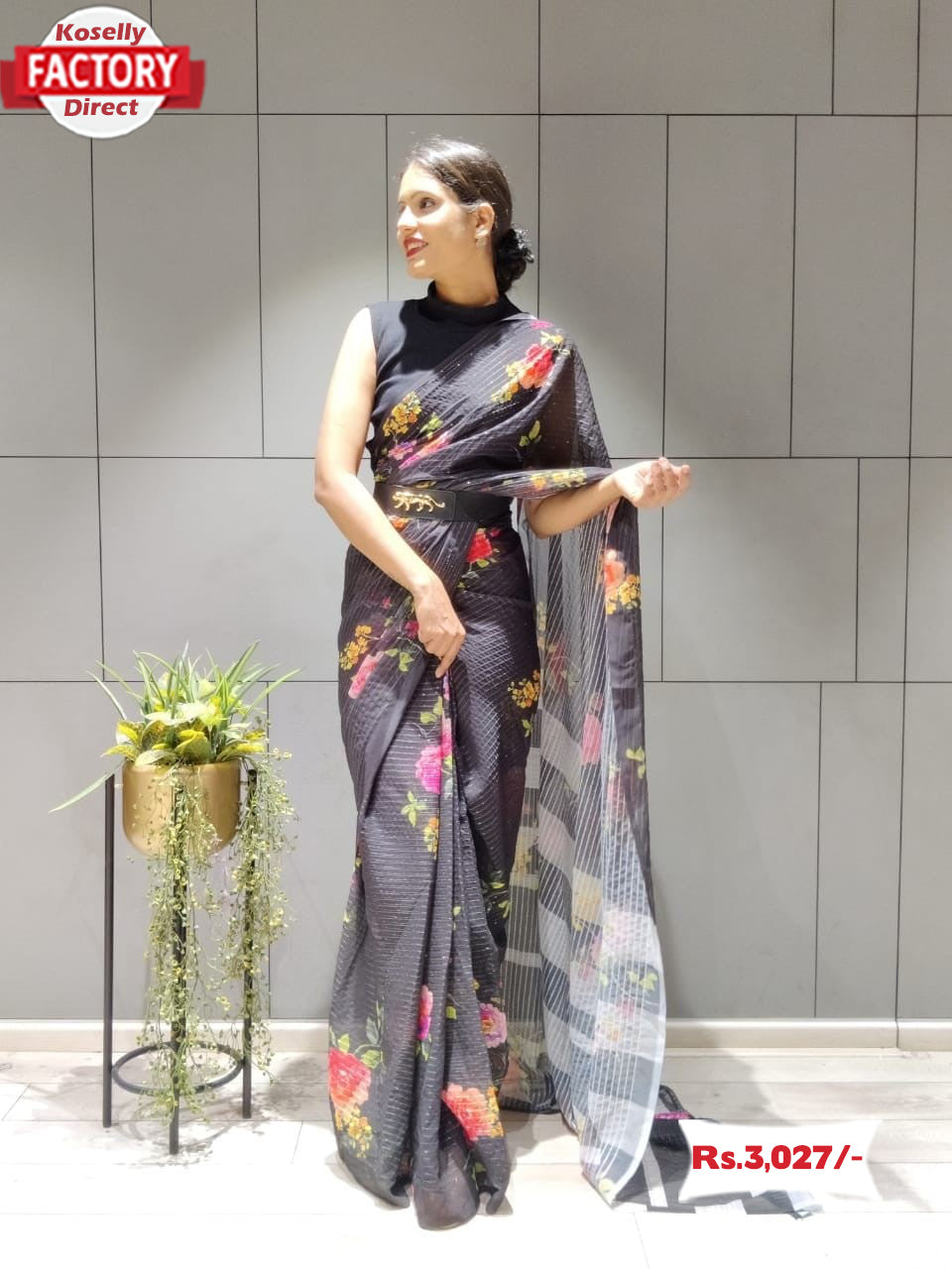 Deepika Padukone looks ethereal in a black Sabyasachi saree!