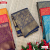 Navy Blue Kanjivaram Pure Silk Saree