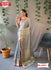 Ash Pure Linen Cotton Zari Leheriya Saree