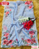 Faint Lavender Pure Organza 3D Print Saree With Handwork