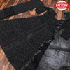 Black Indo-western Stylish Slit Dress