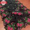 Black Designer Organza Embroidered Saree